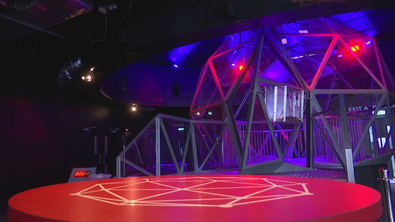 To the Crystal Dome! A sneak peek at the new Crystal Maze