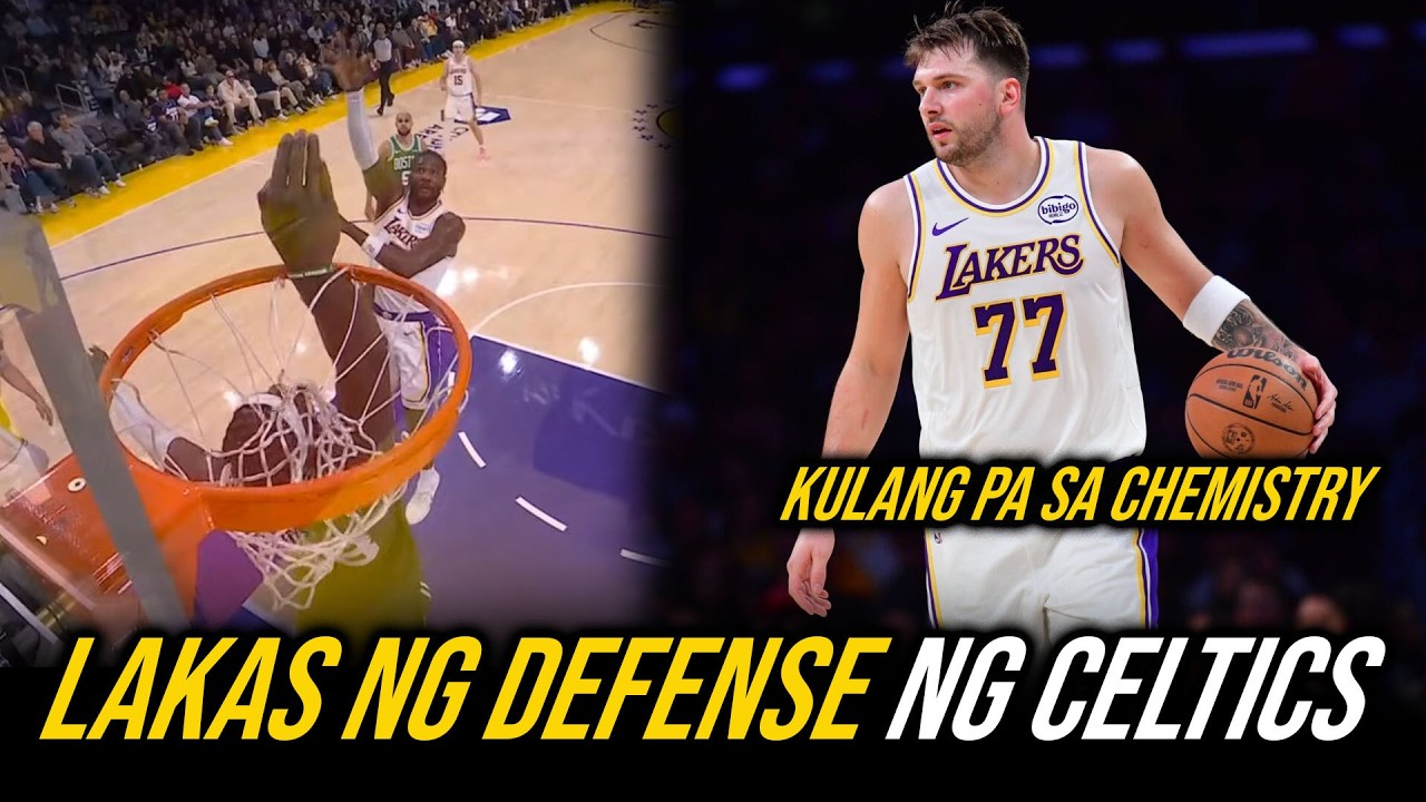 LUKA INAMIN na Kulang pa sa Chemistry kina Lebron at Reaves | Naisahan ulit ng Celtics Ang Lakers