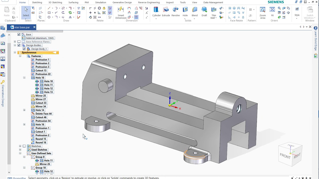 22 SolidEdge 2019 Fundamentals Rounding