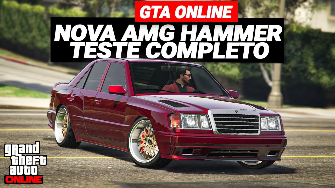 UM ÓTIMO CARRO | Tunando e Testando a Mercedes AMG Hammer (Benefactor Vorschlaghammer) GTA 5 ONLINE
