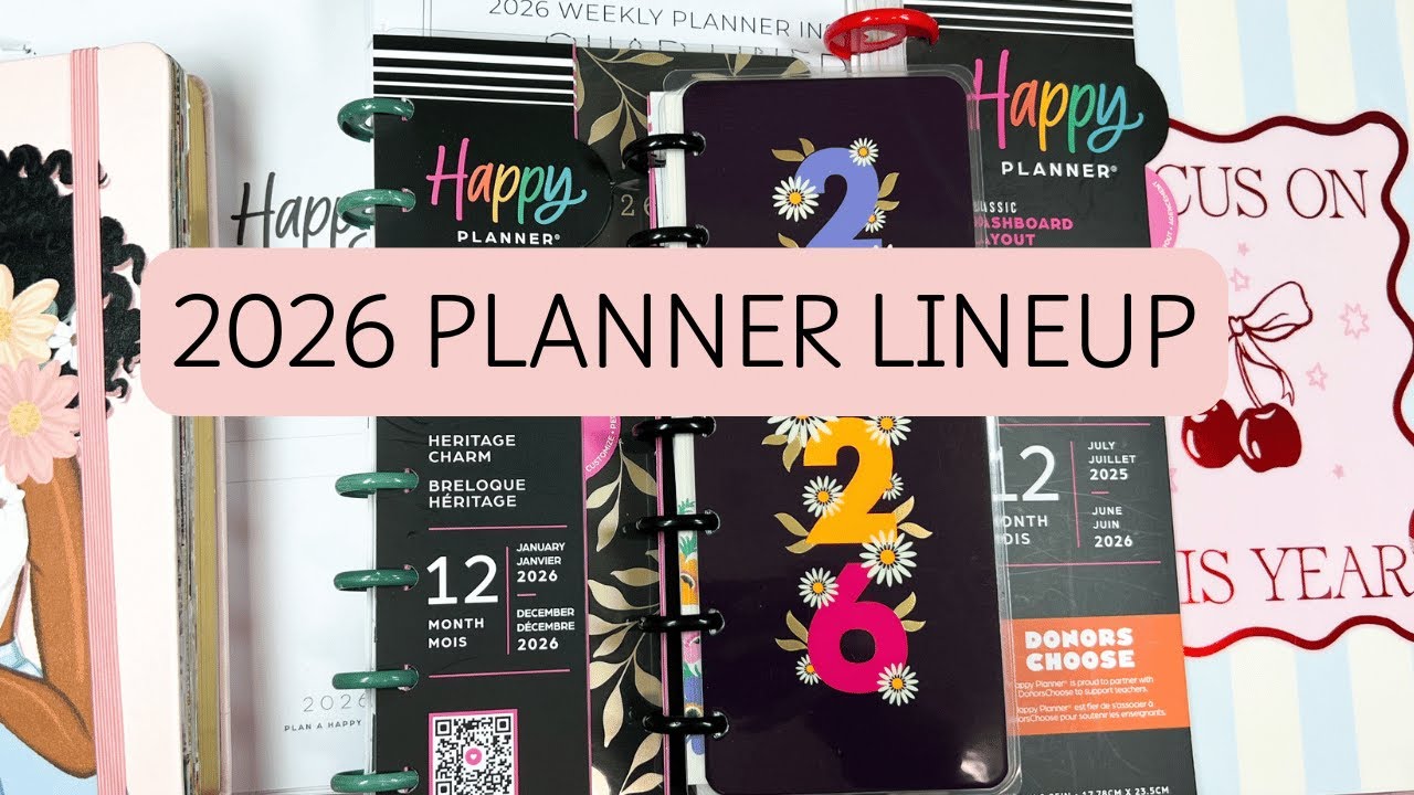 My 2026 Planner Lineup!