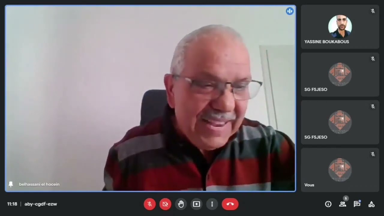 مداخلة الدكتور بلحساني الحسين ،تحت عنوان :