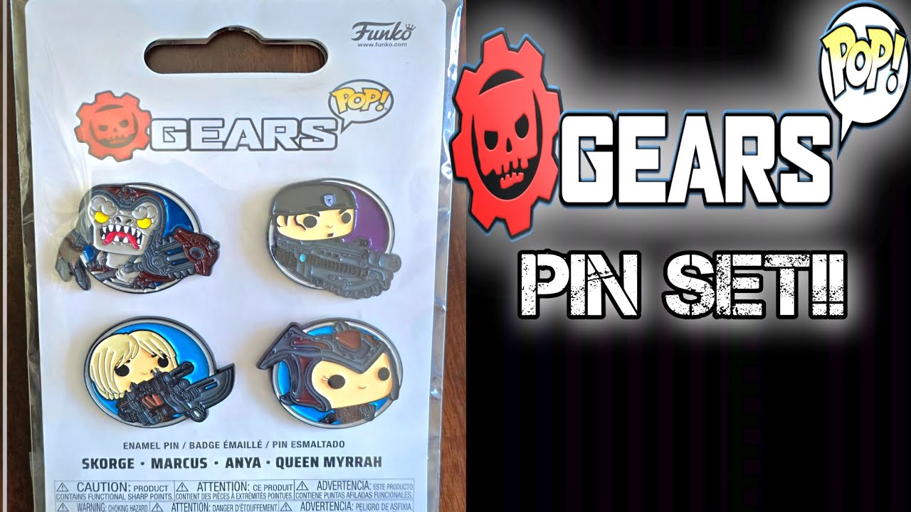 Gears Pop Funko Pin Set