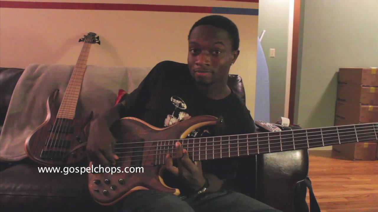 Gospel Bass Lesson @ GospelChops.com featuring Justin Raines  - Bass Solo