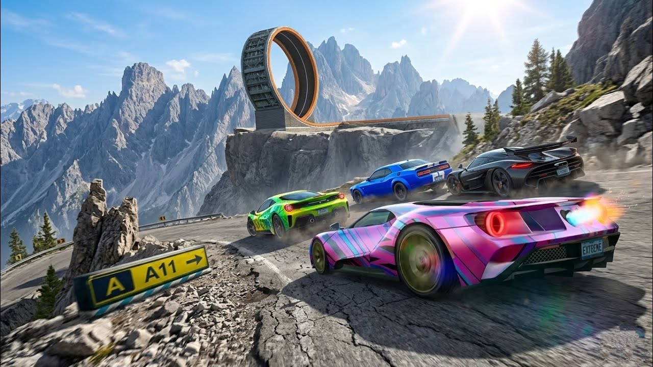 Extreme car gameplay Climbing the mountain thar, swift, supercar#viral ||@Nattraxgaming_indian 