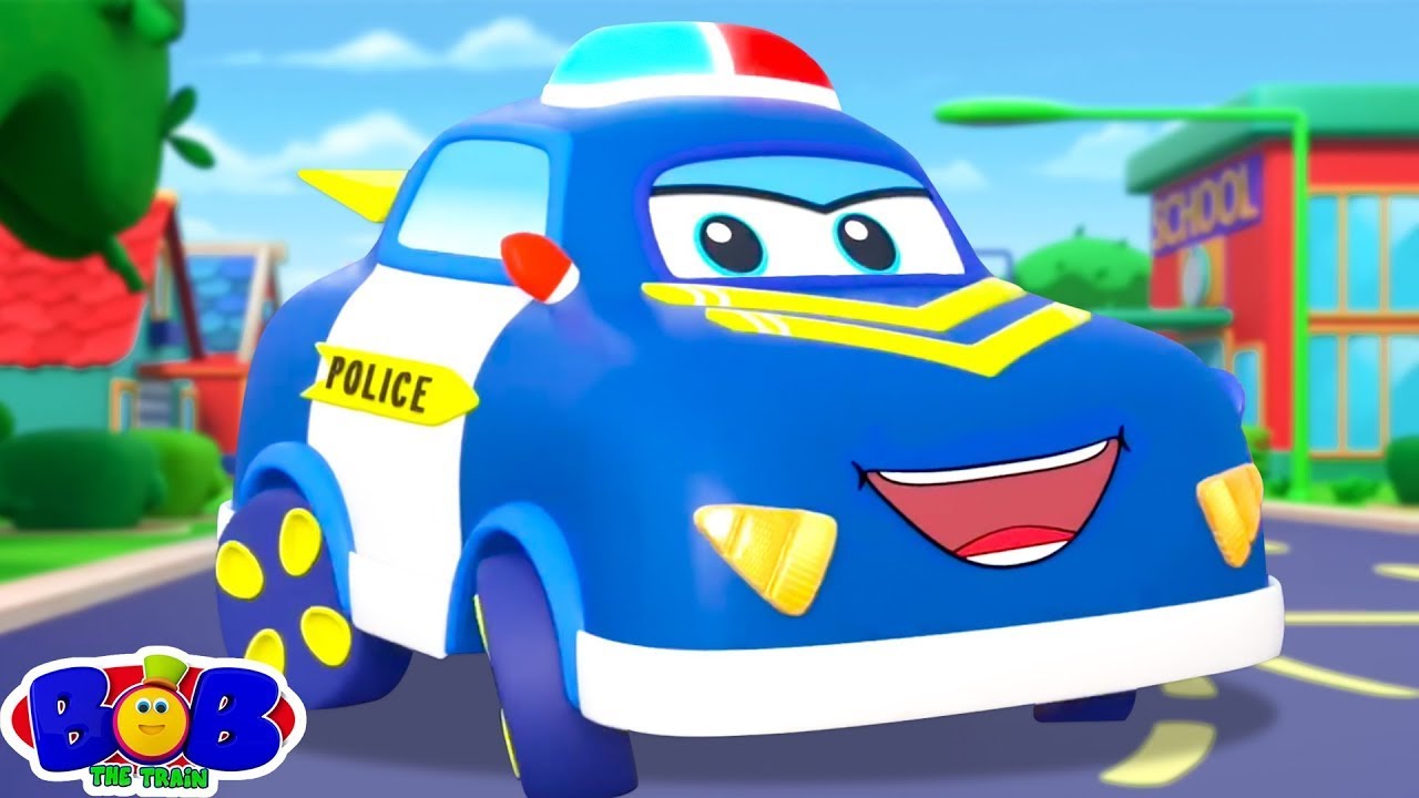 Polis arabasının tekerlekleri çizgi film tekerlemesi+ daha fazlası Çocuklar için müzik