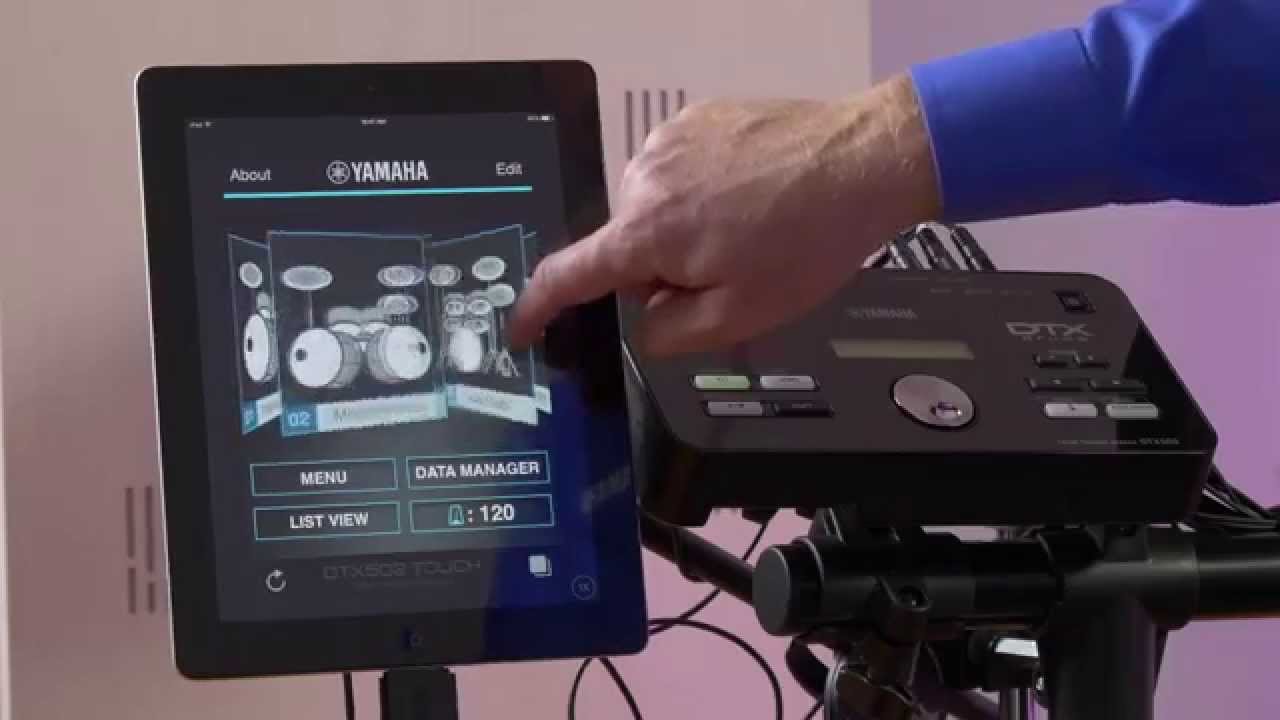 Обзор приложения Yamaha DTX502 Touch