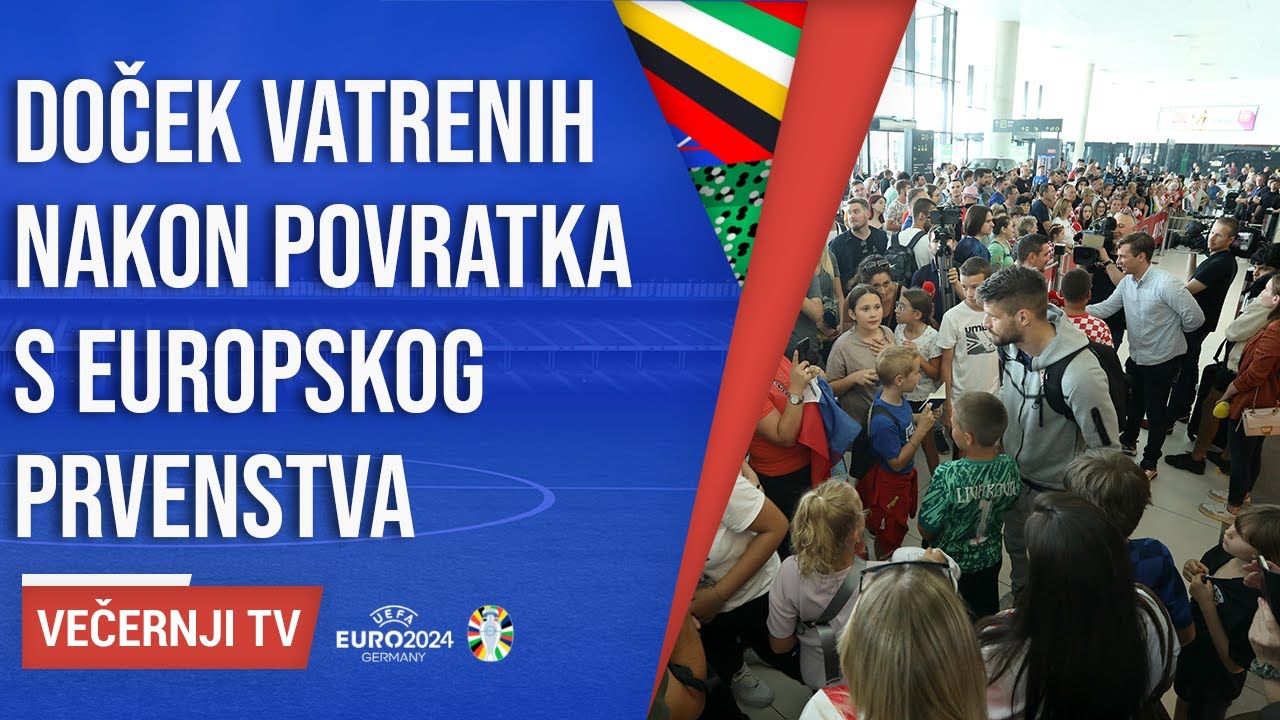 Vatreni su se vratili doma, navijači su im priredili doček