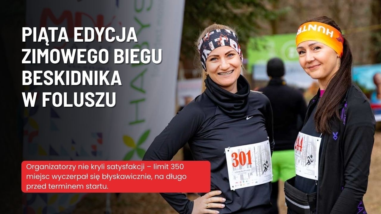 Piąta edycja Zimowego Biegu Beskidnika w Foluszu