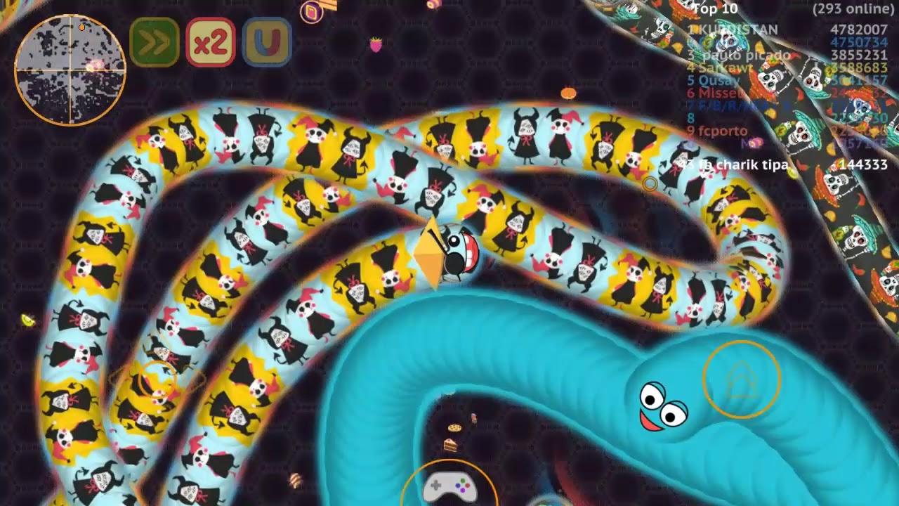 wormate.io 2021 best slither snake