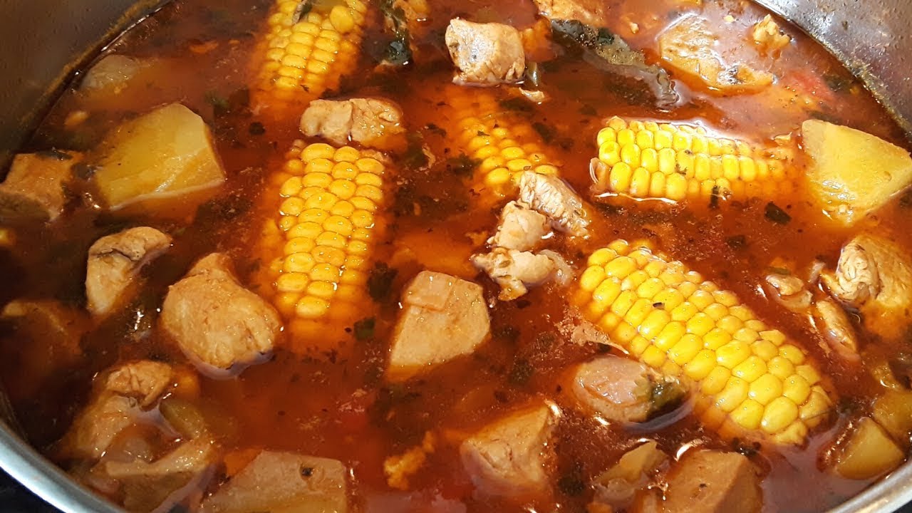 Кукурузное рагу со свининой. Мои вкусные рецепты. #guisodem...