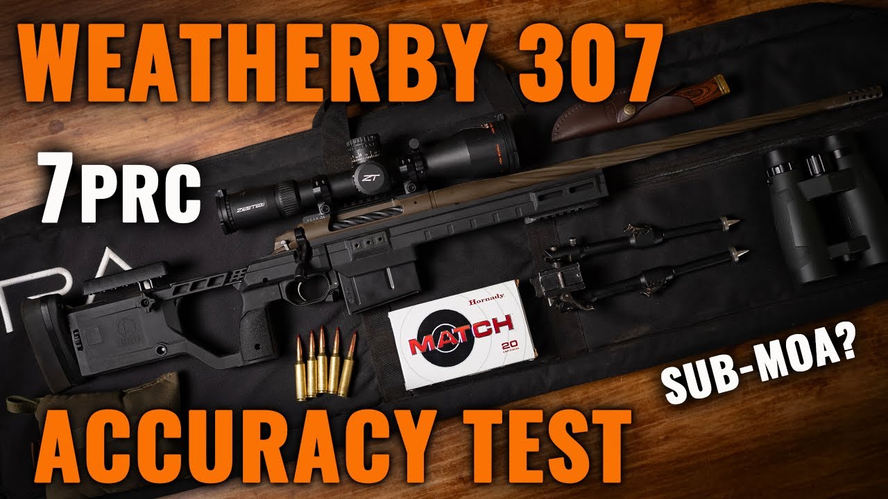 WEATHERBY 307 7 PRC ACCURACY TEST