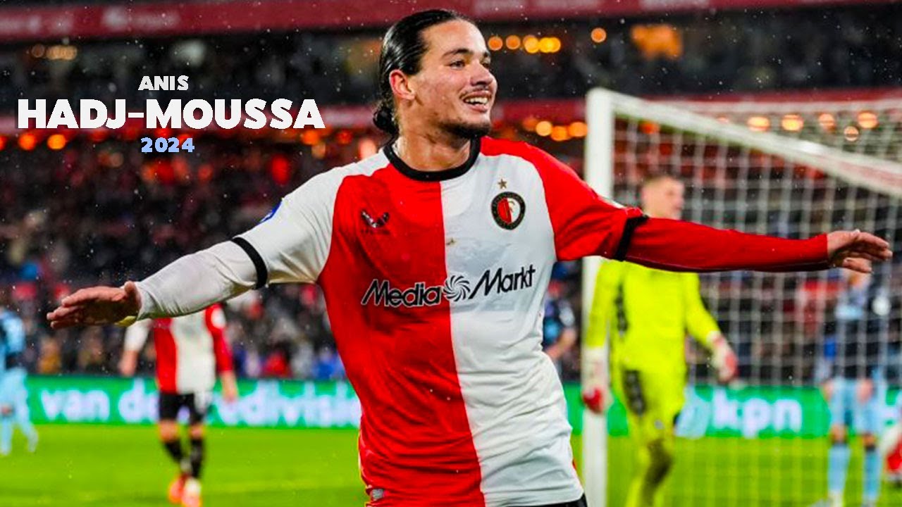 Anis Hadj-Moussa N.23 - Feyenoord vs  Heerenveen - Eredivisie 23.11.2024 - Algeria