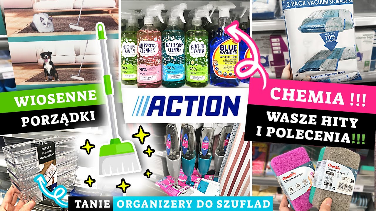 ACTION ✨WIOSENNE PORZĄDKI ✨🧹 CHEMIA, TANIE DETERGENTY - WASZE POLECENIA!!! 😍💥💥💥
