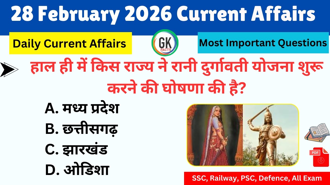 28 February 2026 Current Affairs | Current Affairs Today | GK FACTS