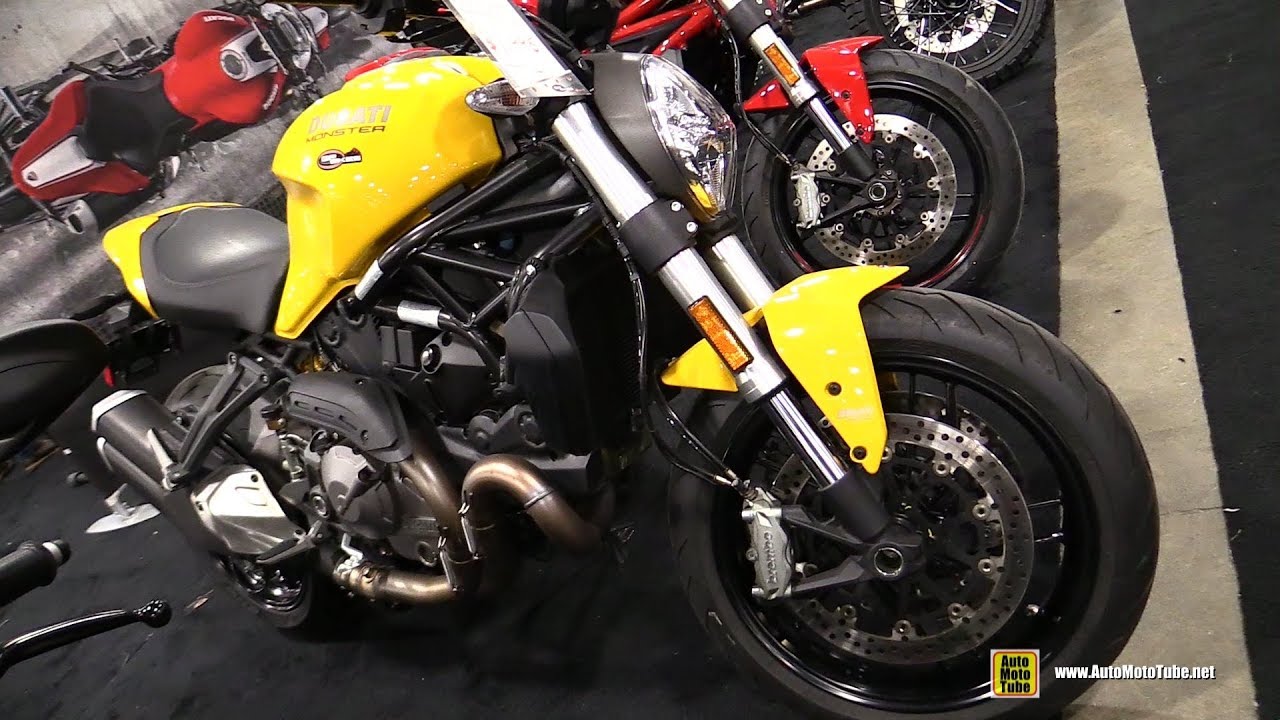 2019 Ducati Monster 821 Yellow - Walkaround - 2020 Toronto Motorcycle Supershow