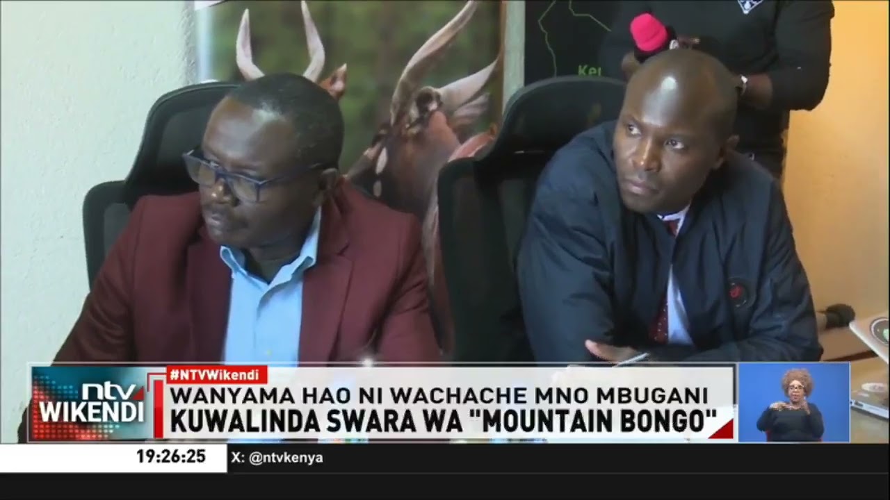 Kenya Space Agency yazindua mpango wa uhifadhi unaotumia teknolojia kulinda mountain bongo