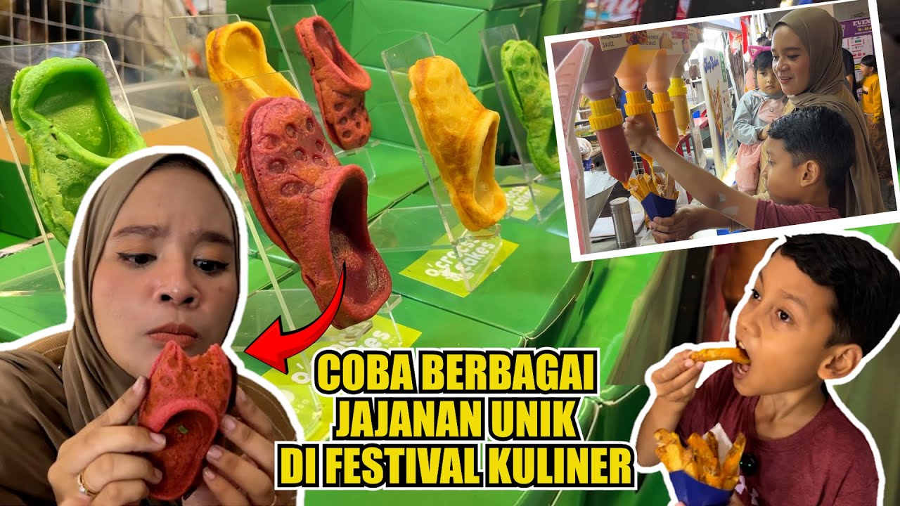 Azufi Makan Sandal ! Berburu Jajanan Unik di Festival Kuliner Tasikmalaya