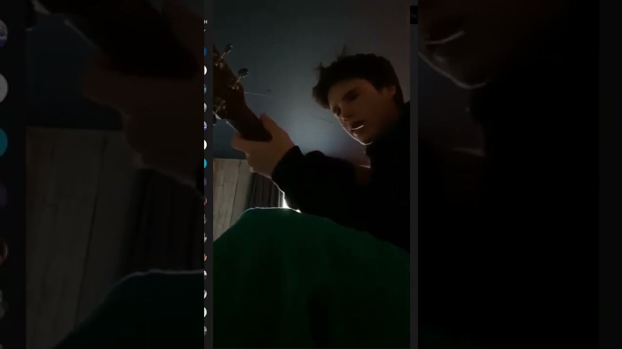 Cruz Beckham Instagram Live