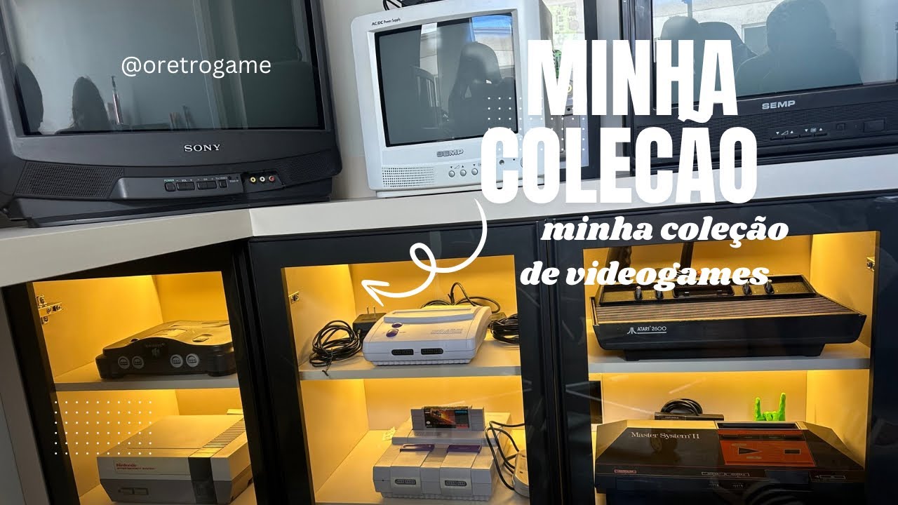 Minha coleção de videogames