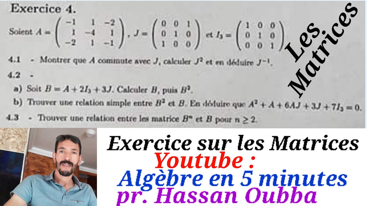 #Matrices #exercices