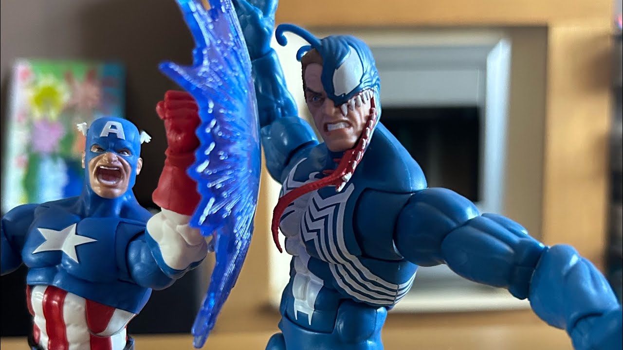 Venom VS Captain America: Stop Motion