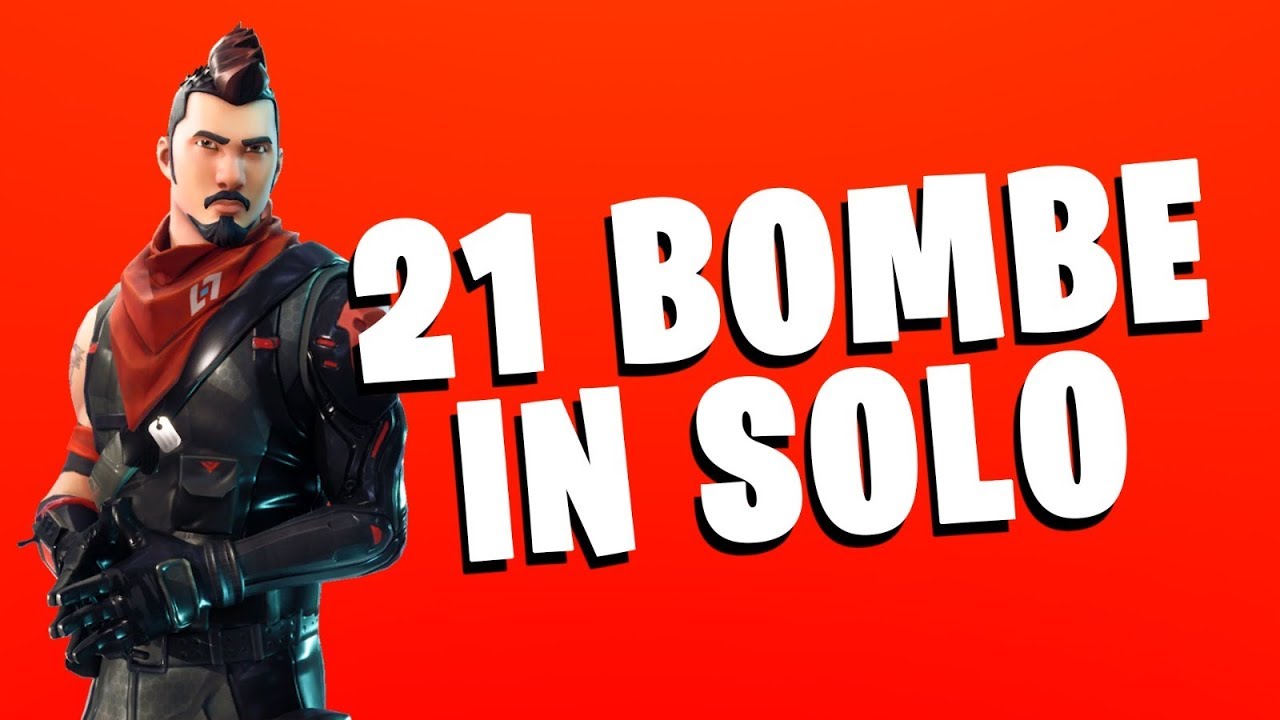21 BOMBE IN SOLO! | FORTNITE ITA