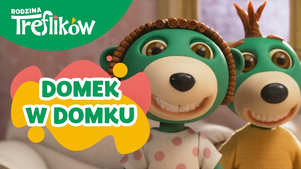 Bajki dla dzieci - RODZINA TREFLIKÓW - sezon 1 - odc. 8 - "Domek w domku"