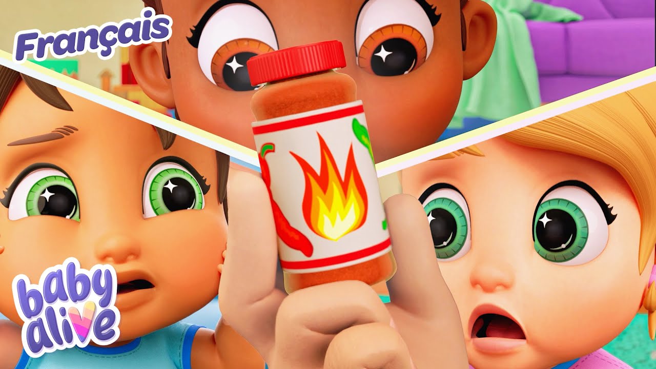Le Défi Épicé De Thanksgiving! 🌶️ Vidéos pour bébés Baby Alive Français ⭐️ Dessin Animé Pour Bébé