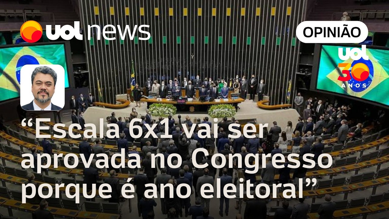 Fim da escala 6x1 será aprovada no Congresso porque este é ano de eleições | Sakamoto