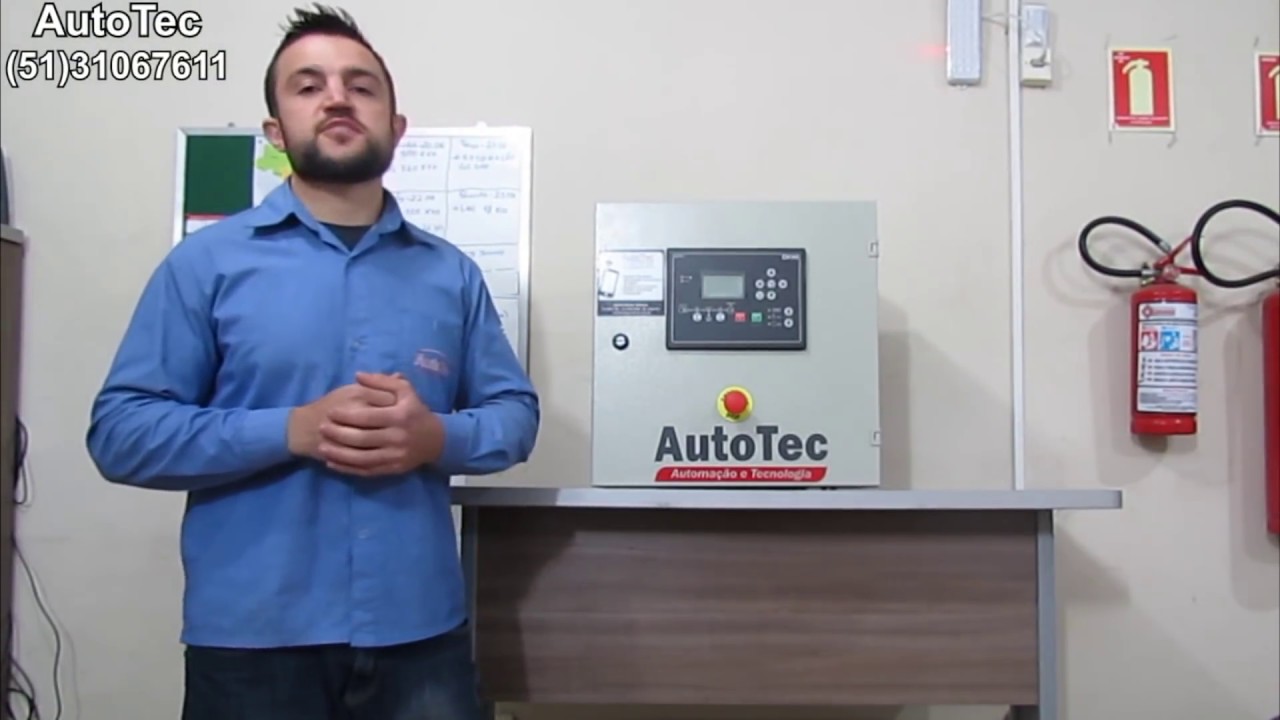 Vídeo aula de instalação de um painel de comando para gerador.