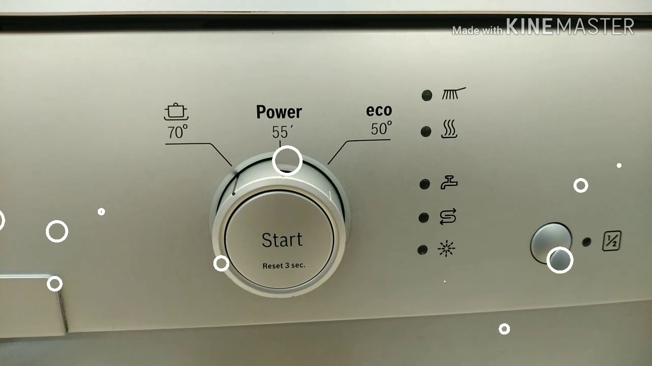 شرح طريقة استعمال غسالة الاواني بوش bosch SMS 30 E 09 T