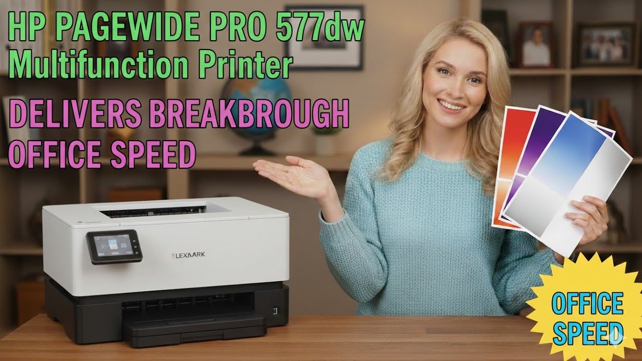HP PageWide Pro 577dw Multifunction Printer Delivers Breakthrough Office Speed