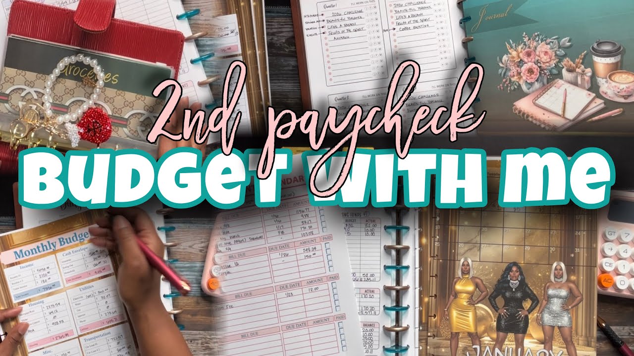 Budget with me | 2nd paycheck of the year 