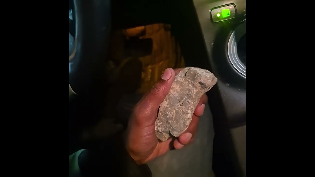 Rock missed my head by inches. 