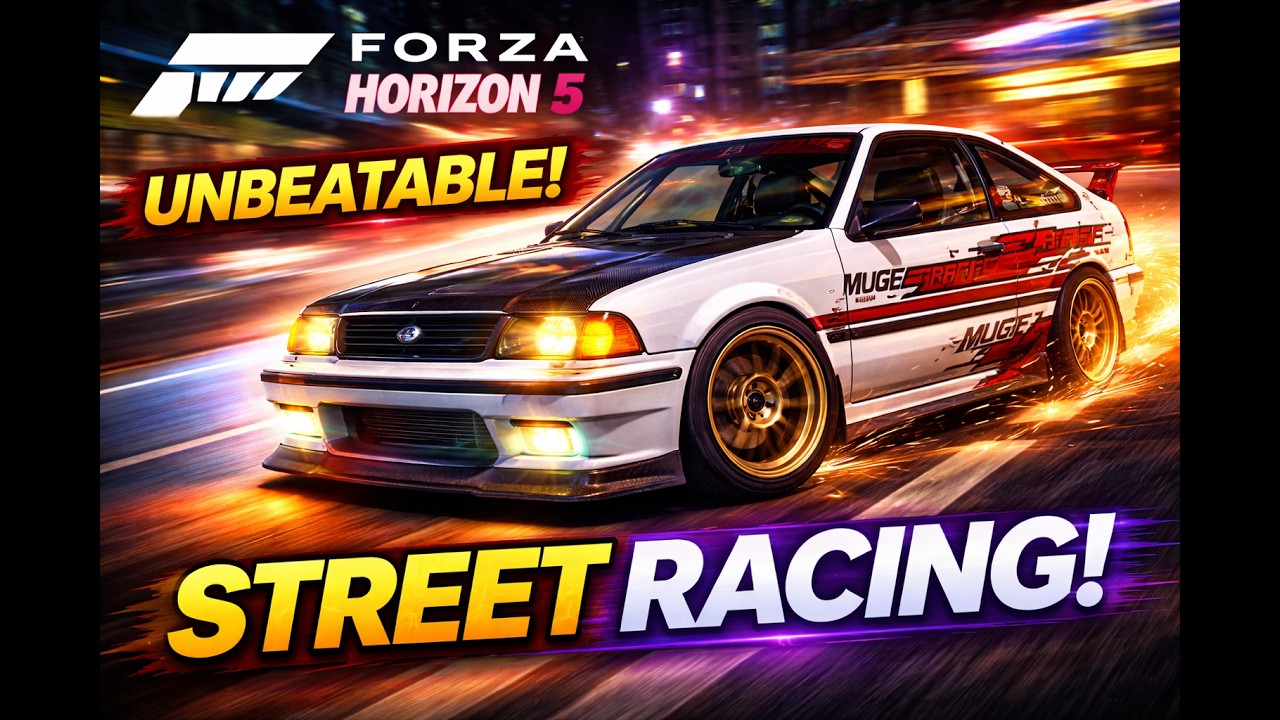 Forza Horizon 5 | 1984 Honda Civic CRX Mugen Street Race | Unbeatable AI (PC Ultra Settings)