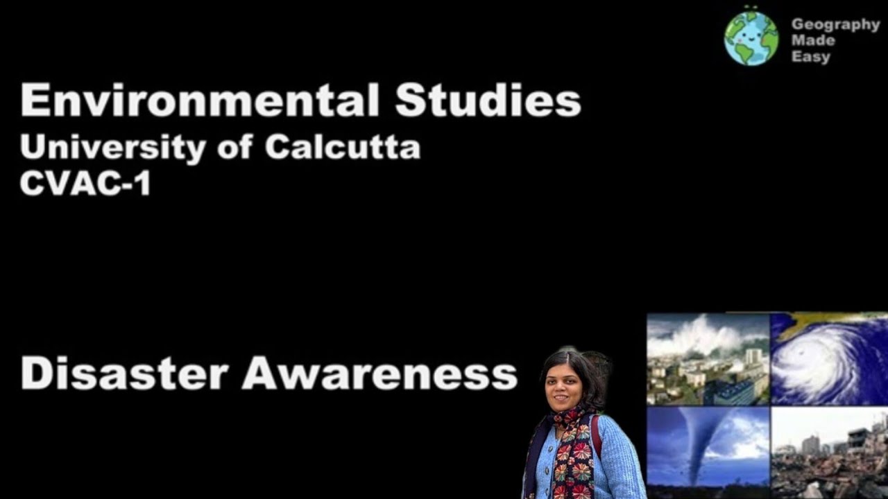 Disaster Awareness CVAC 1.2  Semester 2 Calcutta University