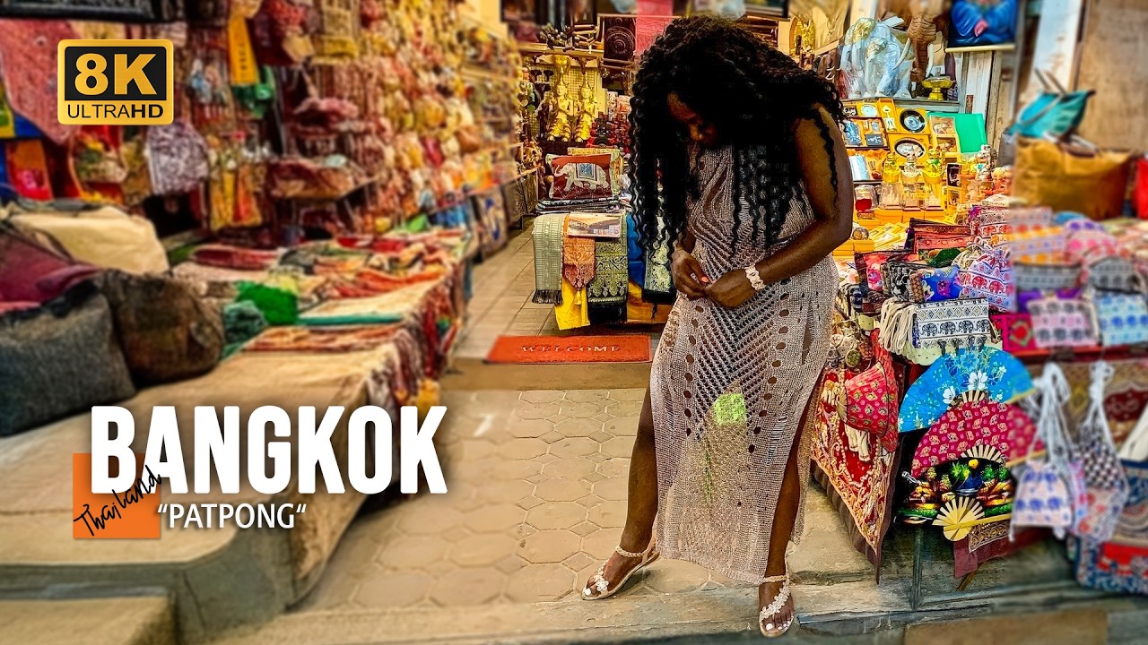 🇹🇭 8K HDR | Патпонг Бангкок Таиланд | Ночная жизнь и массажные салоны | Полная пешая прогулка