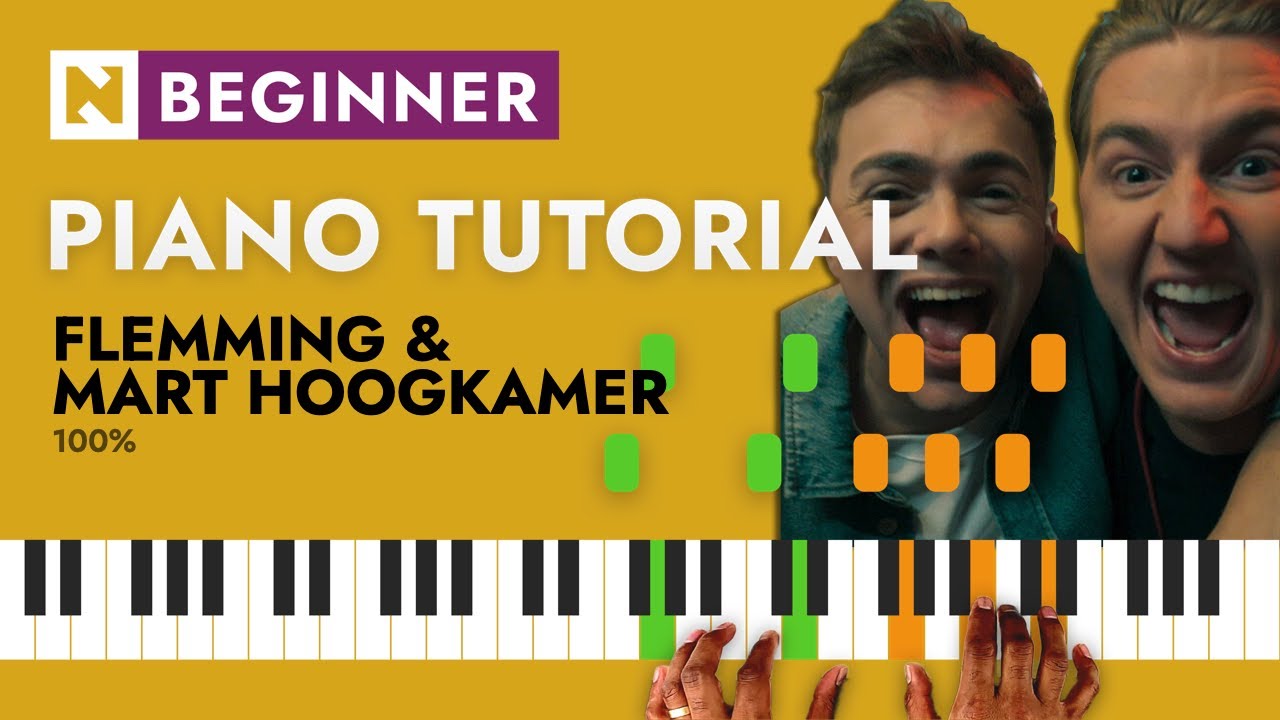 Flemming & Mart Hoogkamer - 100% | Piano demo + Bladmuziek