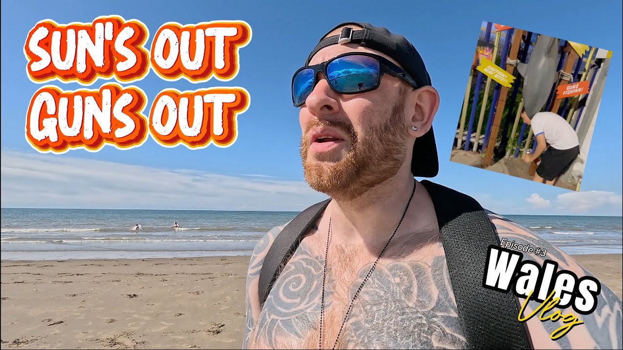 We visit Rhyl and HIT the JACKPOT then go to Towyn's beach on our Wales family holiday day 3