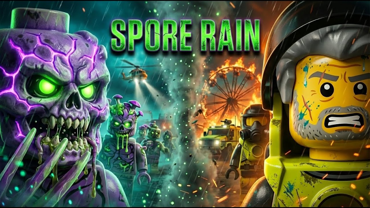 LEGO Zombie: Spore Rain EP 20 | LEGO Zombie 3D Animation