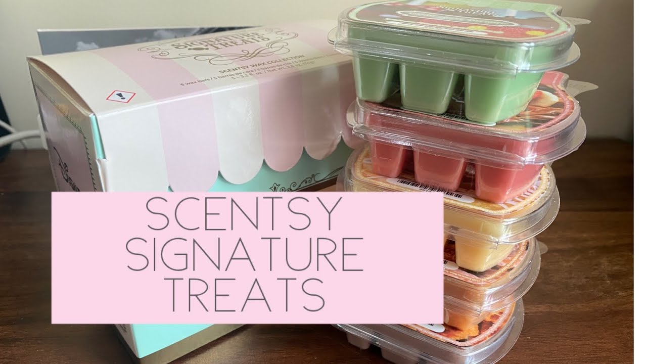 First sniffs of the Scentsy Signature Treats wax collection