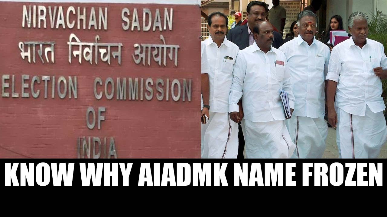 AIADMK symbol frozen by Election Commission | Oneindia News