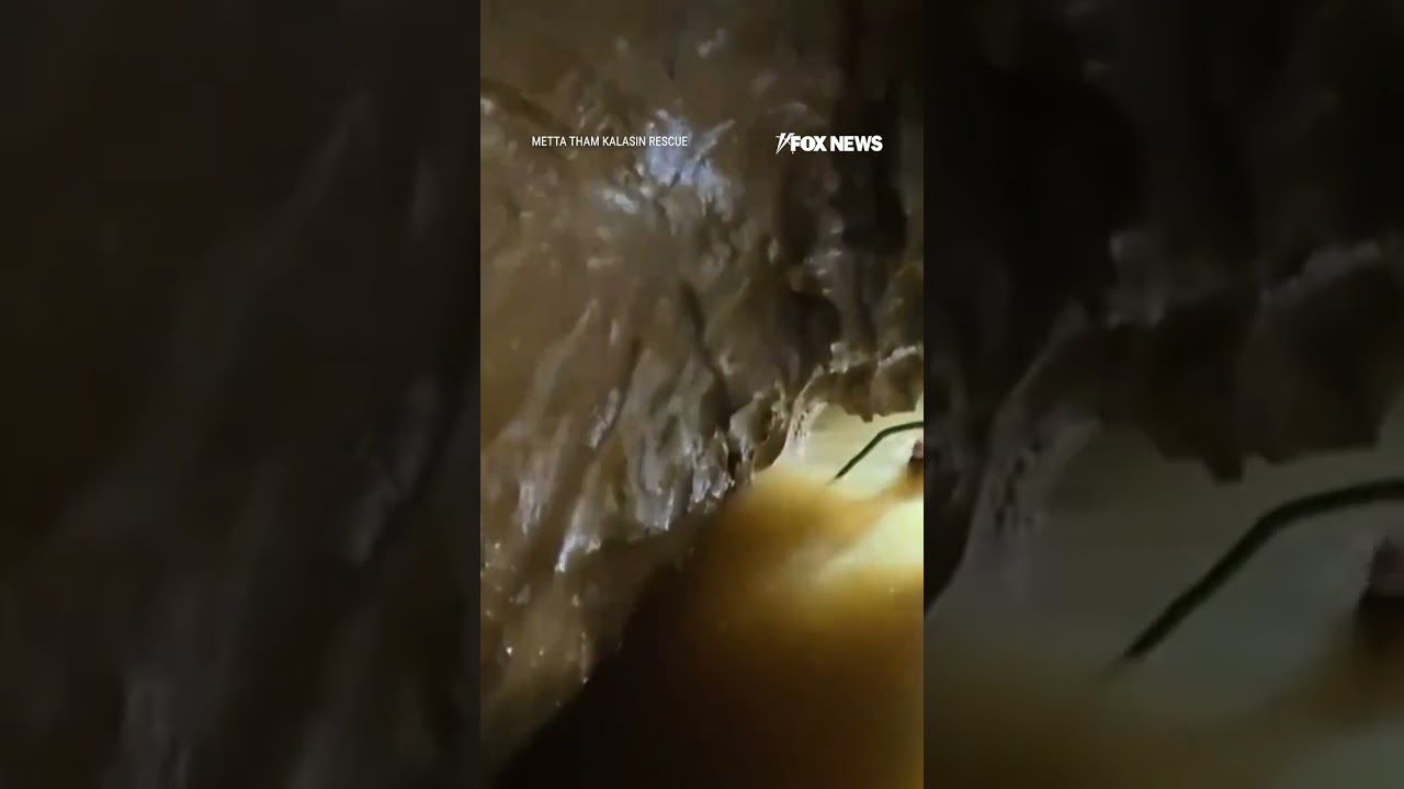 WATCH: Rescuers break down in tears after saving people trapped inside flooded cave  #fox #media #