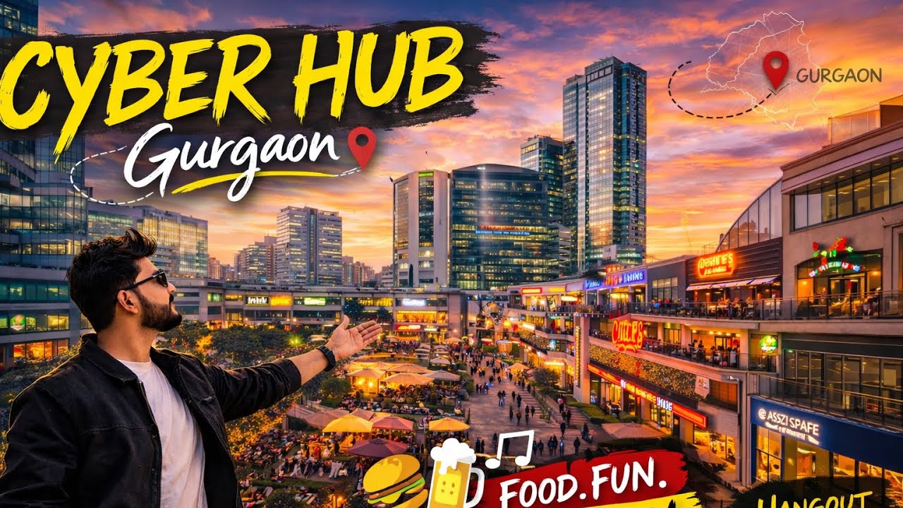 DLF Cyber Hub Full Tour #travelvlog #cyberhubgurgaon 