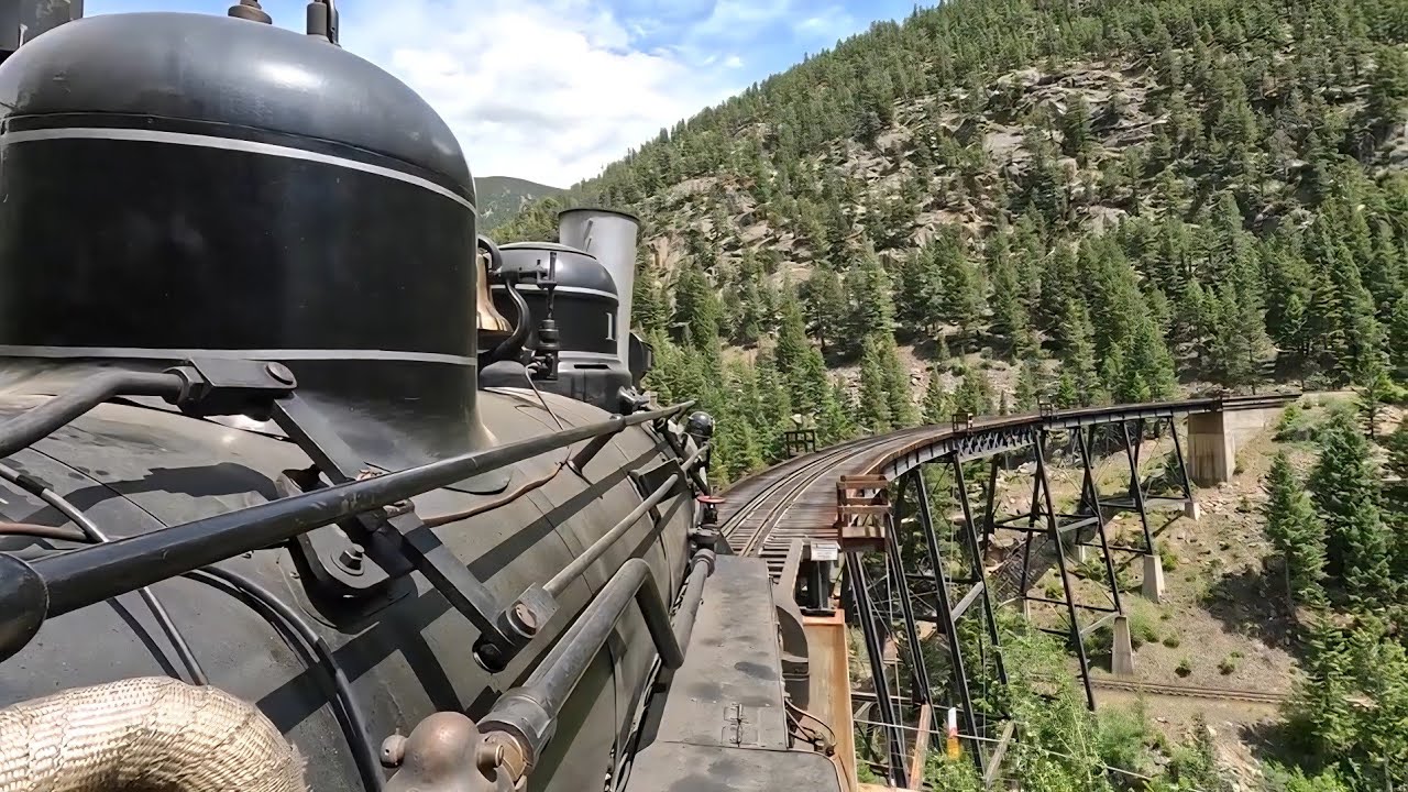 Behind The Scenes on the Georgetown Loop Railroad Steam Locomotive - Cab Ride Part 1