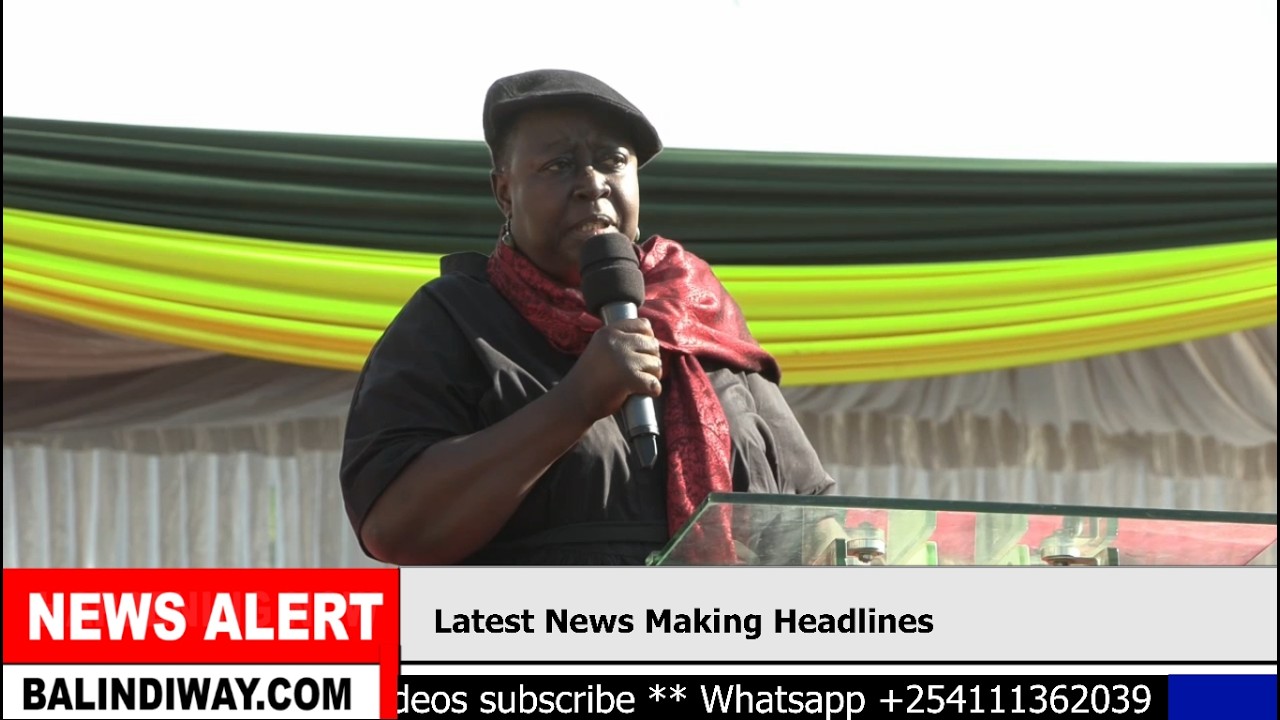 Listen what Raila's sister Ruth Odinga said after attending burial in Kakamega with Eugene Wamalwa!