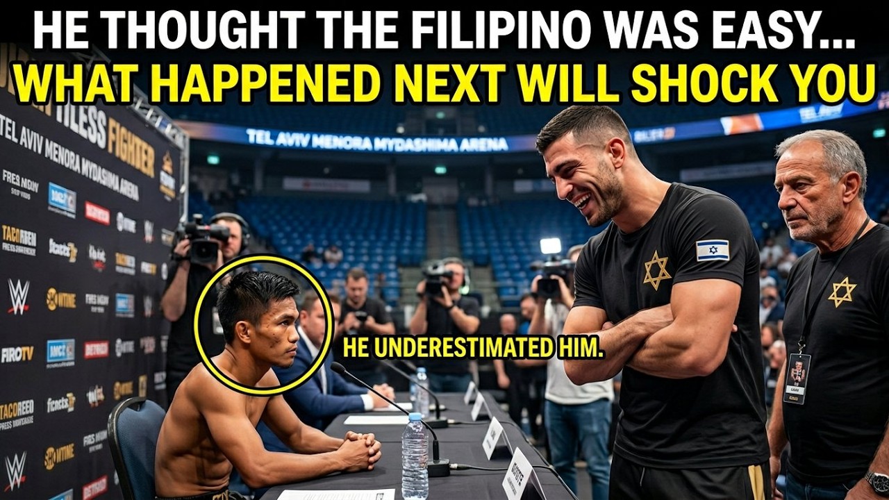 Israel Fighter Thought the Filipino Was Easy- What Happened Next Shocked Everyone