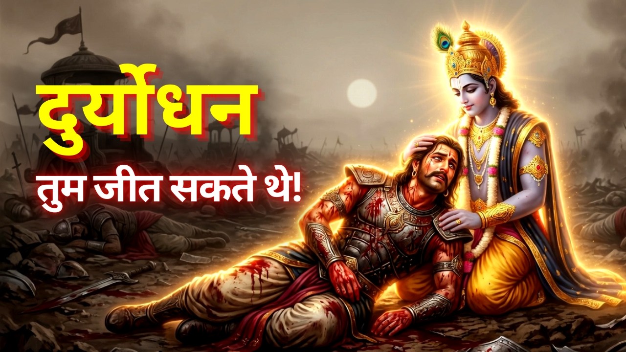 🕉️ दुर्योधन की पूरी कहानी | सुयोधन बना दुर्योधन? | Mahabharat Story #krishna #mahabharat