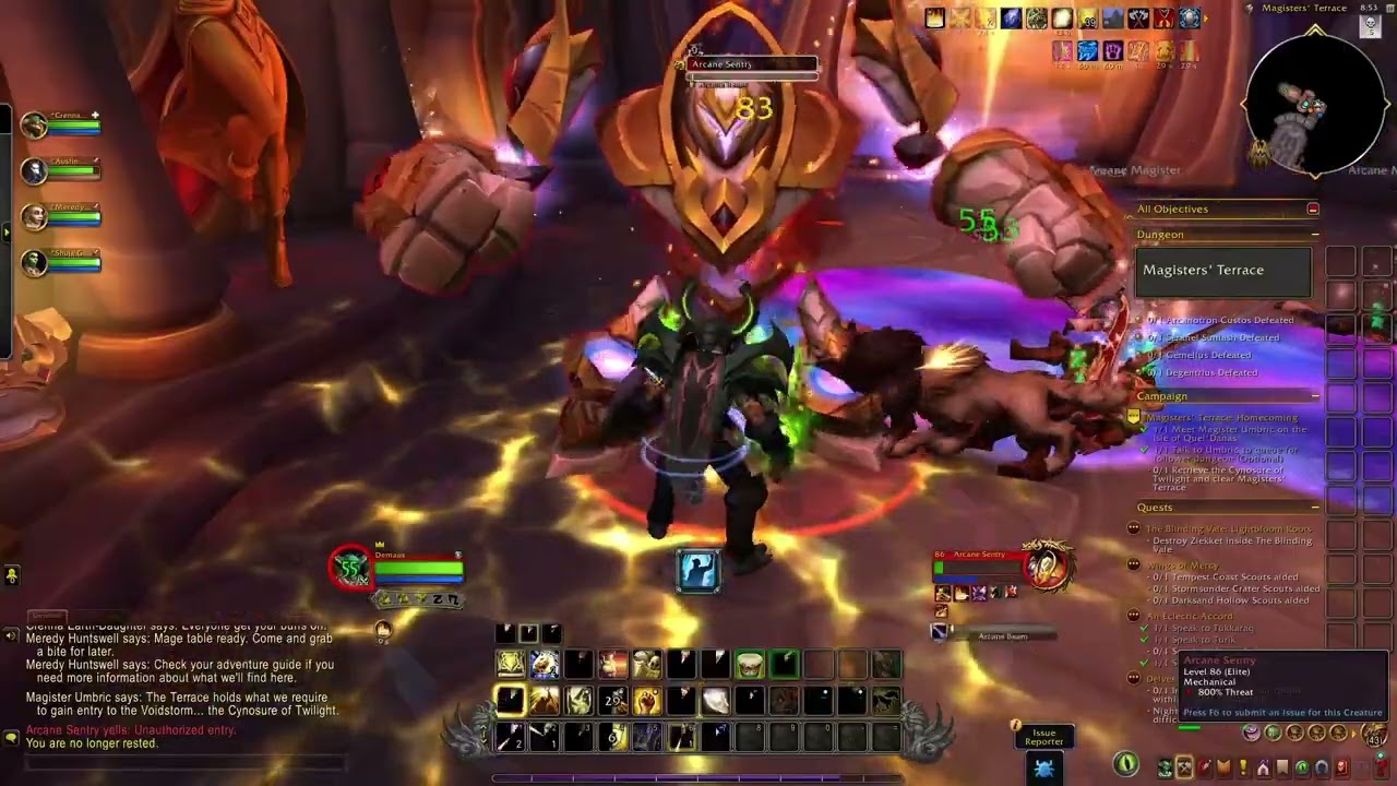 Wow Midnight Beta: Magister terrace dungeon